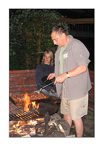 Der Chef grillt höchstpersönlich